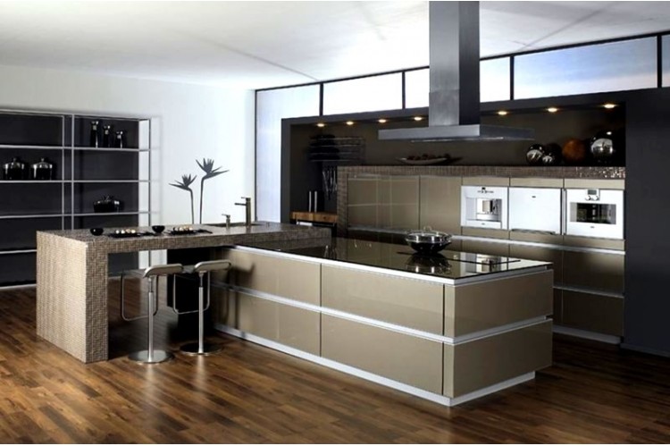 Кухня в стиле модерн угловая фото